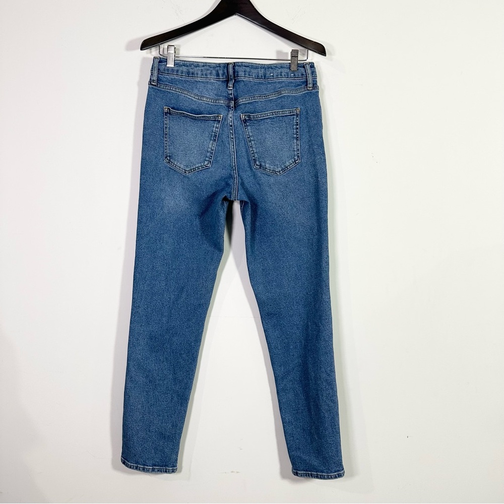 Boden Medium Wash Faded High Rise Relaxed Skinny Jeans - Picture 4 of 8